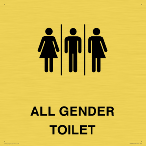 Female, Male and Non-gender specific